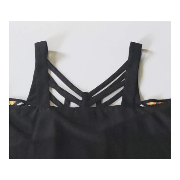 Bisou Bisou w/JcPenny Top Black Cut Out-Sz: Medium - Picture 4 of 8